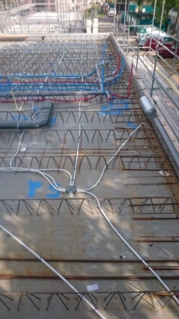 Elektrotechnisch werk in woning